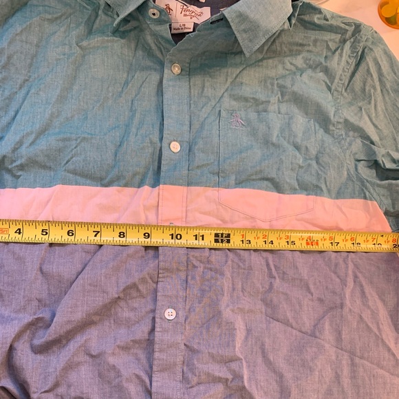 Penguin - BNWOT short sleeved collared linen shirt - Picture 4 of 6